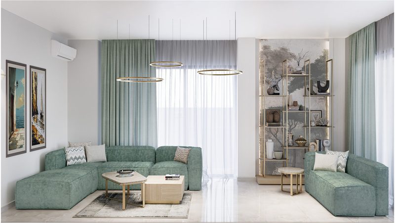 Residence 02 — interior render