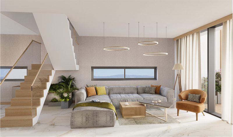 Residence 02 — interior render