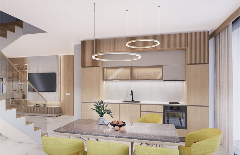 Residence 02 — interior render