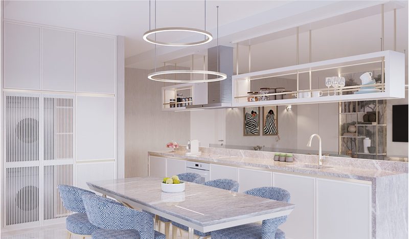 Residence 03 — interior render