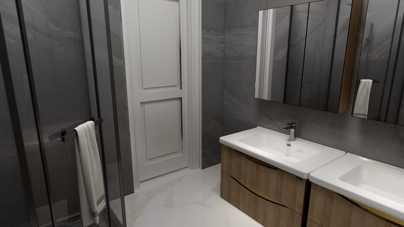 Residence 03 — interior render