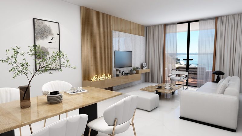 Residence 04 — interior render